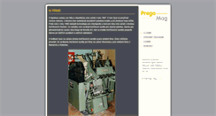 Desktop Screenshot of prego-mag.sk